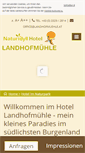 Mobile Screenshot of landhofmuehle.at